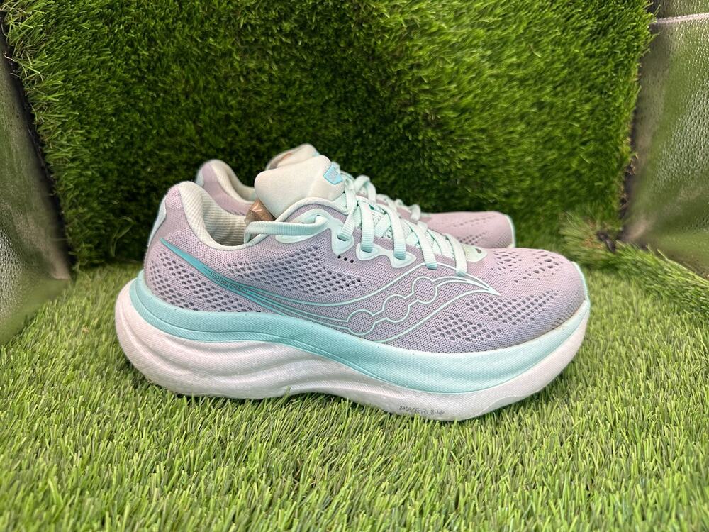 Saucony Ride 19 S11055-120 Athletic Sneaker Women's 6.5 Blue Mesh Sports Running